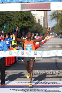 Teshome Gelana sorgte für den Höhepunkt in Houston. © www.photorun.net