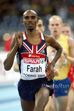 Mo Farah gewinnt bei der Hallen-EM in Turin. © www.photorun.net