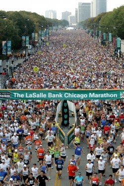Der Start des Chicago-Marathons. © www.photorun.net 