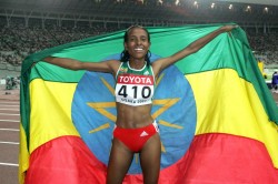 Meseret Defar durchbrach in Birmingham die 30-Minuten-Marke über 10.000 m. © www.photorun.net
