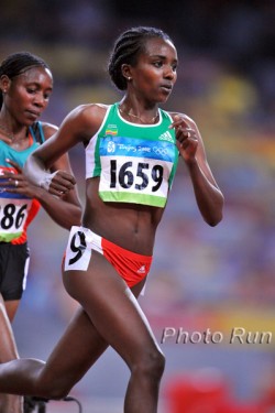Die Doppel-Olympiasiegerin Tirunesh Dibaba lief Weltrekord über 15 km. © www.photorun.net