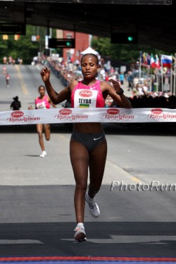 Teyba Erkesso siegte auch beim Freihofer's Run for Women. © www.photorun.net