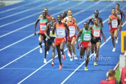 Yusuf Saad Kamel auf den letzten Metern bei seinem WM-Sieg über 1.500 m. © www.photorun.net