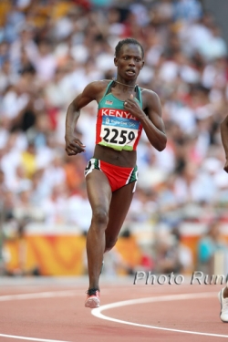 Pamela Jelimo auf dem Weg zum Olympiasieg. © www.photorun.net