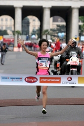 Die Japanerin Tomo Morimoto holt ersten japanischen Sieg in Wien. © Victah Sailer