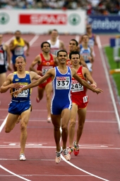 Mehdi Baala konnte in Göteborg seinen 1500-m-Titel verteidigen. © Photo Run / Jiro Mochizuki