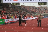 Salomon Bushendich gewinnt in Amsterdam.© ING Amsterdam-Marathon