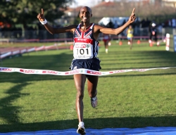 Mo Farah gewinnt Gold bei der Cross-EM. © www.photorun.net