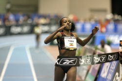 Tirunesh Dibaba läuft Weltrekord in Boston. © www.photorun.net
