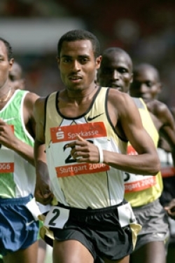 Kenenisa Bekele, hier bei einem Rennen in Deutschland im letzten Jahr, zeigt sich in Bestform in Spanien. © www.photorun.net
