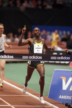 Bernard Lagat gewann zum sechsten Mal die Meile bei den Millrose Games in New York. © www.photorun.net
