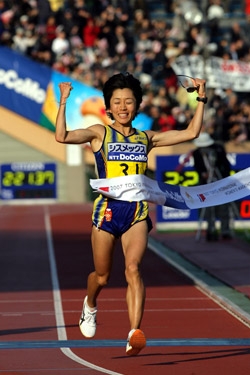 Mizuki Noguchi lief eine erfolgreiche „Generalprobe“ für Olympia. © www.photorun.net
