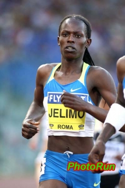 Pamela Jelimo bleibt über 800 m ungeschlagen. Auch in Rom gewann sie mit großem Vorsprung. © www.photorun.net