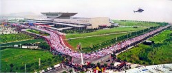 Eine Rekordbeteiligung verzeichneten die Veranstalter des Xiamen-Marathons. © Xiamen-Marathon