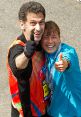 Geschafft! „Thumbs-up“ an der Ziellinie des Marathons mit Dr. Barrett J. Rollins, dem Vorsitzenden der wissenschaftlichen Abteilung des DFCI. ©  Dana-Farber-KI (Foto: Justin Knight)