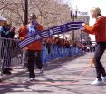 Uta beim Kids Run des Boston-Marathons 2005. © Jim Davis