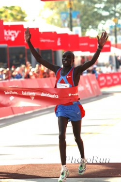 Evans Cheruiyot gewinnt den Chicago-Marathon. © www.photorun.net 
