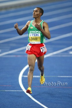 Kenenisa Bekele schaffte ein Novum bei der WM – nie zuvor hatte ein Mann bei diesen Titelkämpfen beide Langstrecken gewonnen. © www.PhotoRun.net