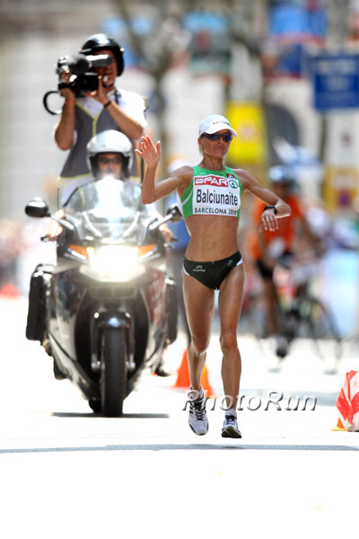 Zivilé Balciünaité ist die neue Marathon-Europameisterin. © www.photorun.net