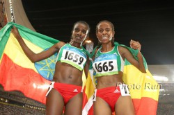 Kommt es wie 2008 in Peking erneut zu einem Duell zwischen Tirunesh Dibaba und Meseret Defar? © www.PhotoRun.net