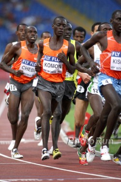 Leonard Komon, hier beim AF Golden League-Meeting 2009 in Rom, blieb als erster Läufer über 10 km unter 27 Minuten. © www.PhotoRun.net
