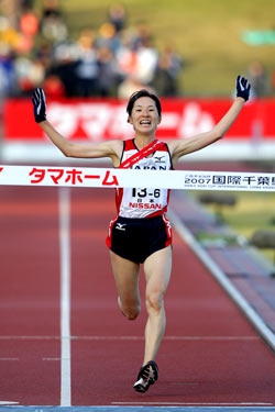 Yukiko Akaba führt Japan in Chiba zum Sieg. © www.photorun.net