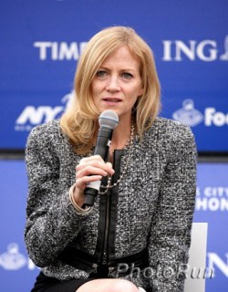 Mary Wittenberg, die Race-Direktorin des New York City-Marathons. © www.PhotoRun.net
