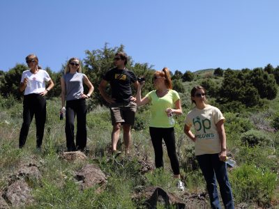 ...unser Team auf einer Wanderung durch die Colorado Rocky Mountains in 2010. © Robert Rogge